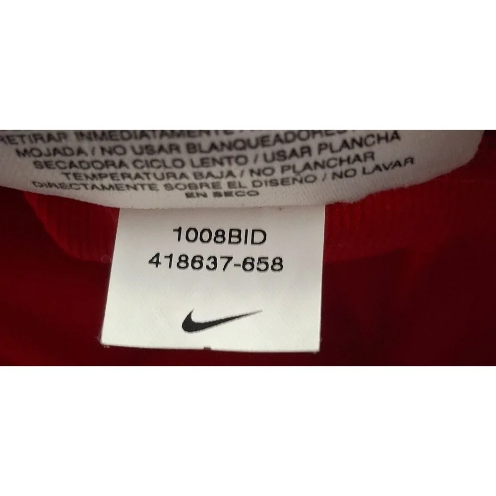 Nike Dri Fit‎ Dickison Red Devils Football Zip Track Jacket Men's 2XL Zip Pocket